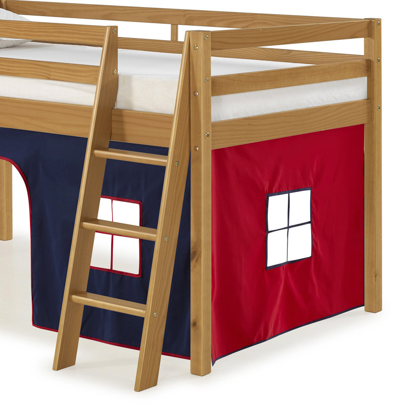 Zoomie Kids Gladwin Twin Solid Brazilian Pine Wood Junior